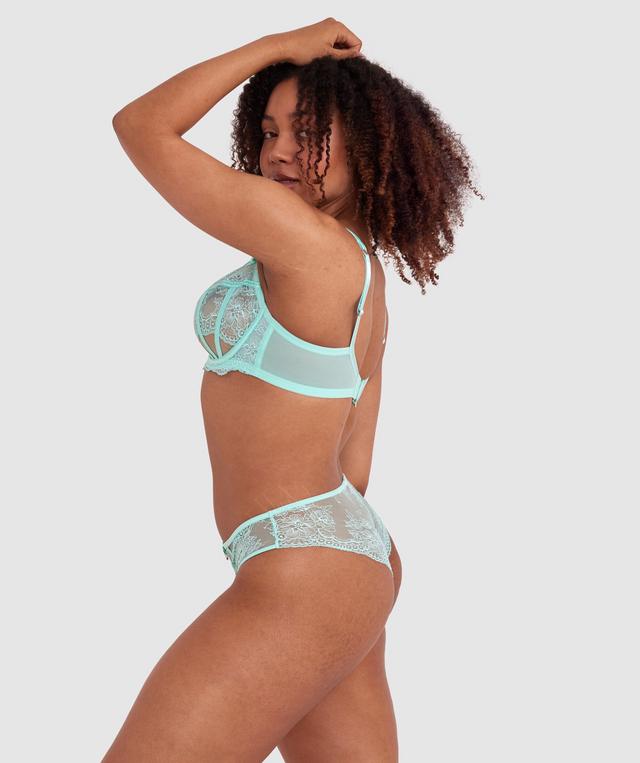 Bryanna Full Cup Underwire Bra - Light Green