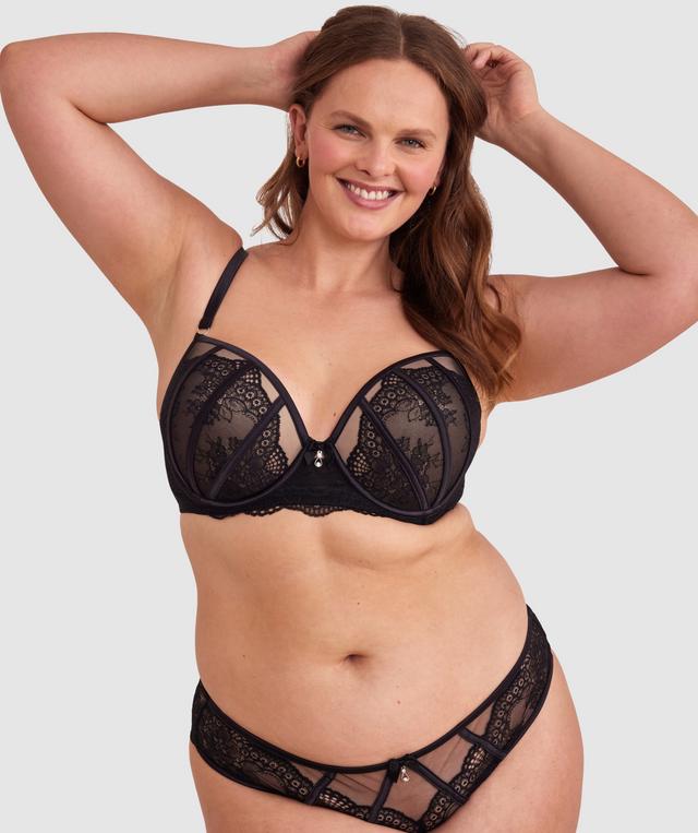 Bryanna Push Up Bra - Black