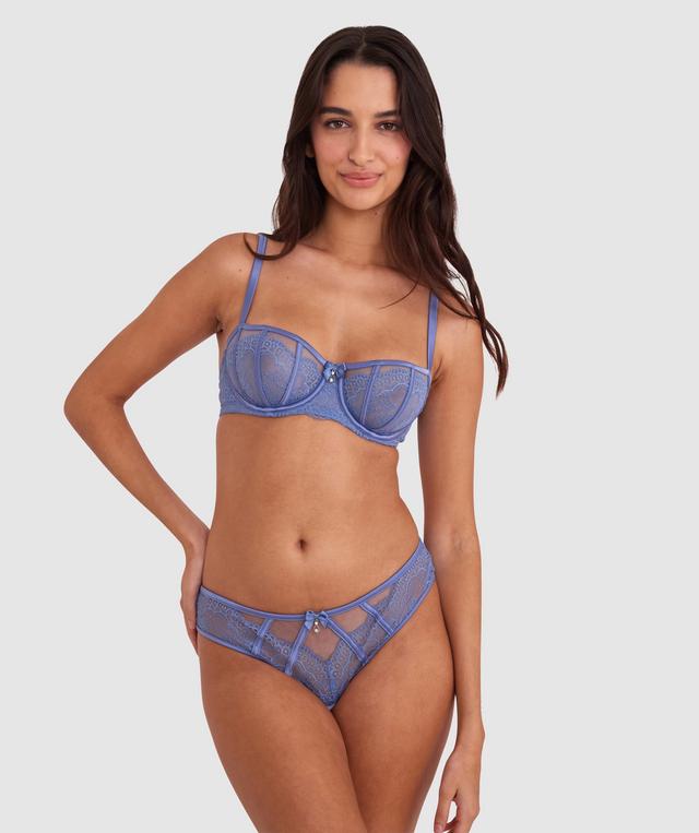 Bryanna Underwire Bra - Blue