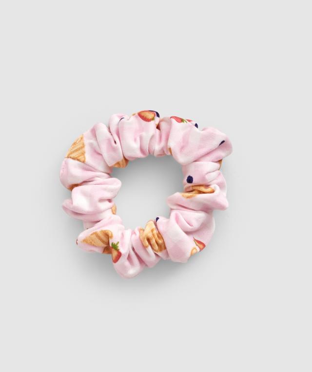Butter & Berries Scrunchie - Print Check/Pink