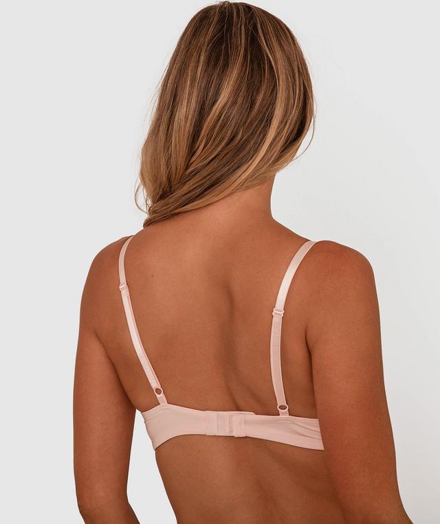Cadence Contour Plunge Bra - Light Pink