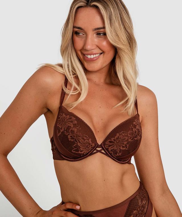 Cadence Contour Plunge Bra - Nude 6