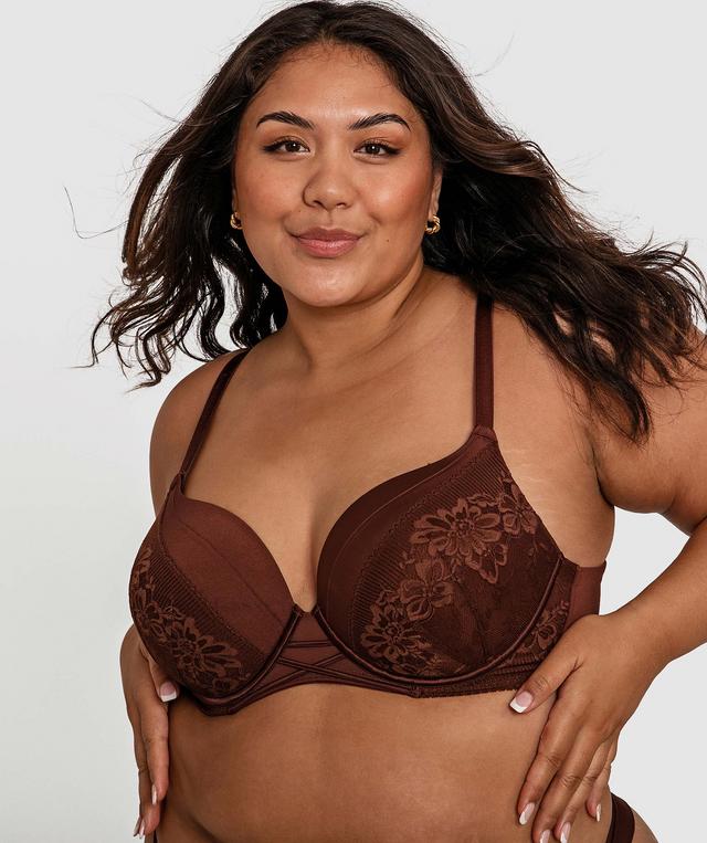 Cadence Full Cup Plunge Bra - Nude 6