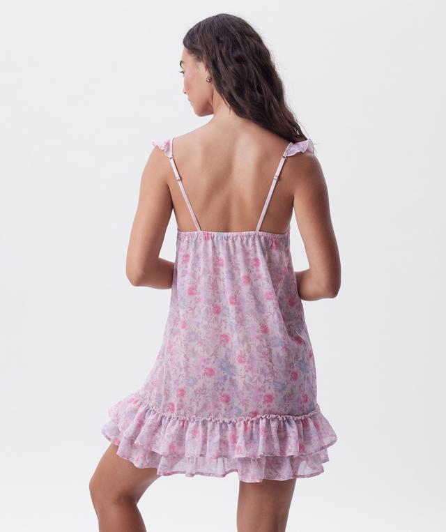 Camille Short Slip - Print Floral