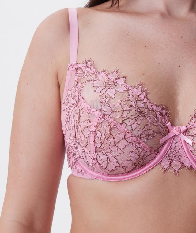 Chantalle Unlined Demi Bra - Pink