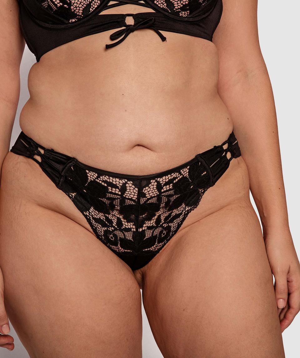 Charmenie Brazilian Knicker - Black
