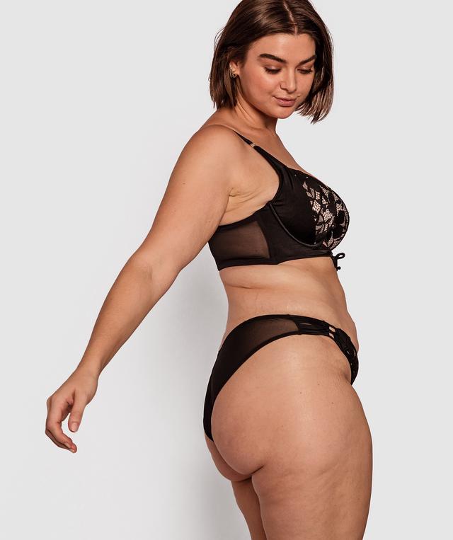 Charmenie Brazilian Knicker - Black