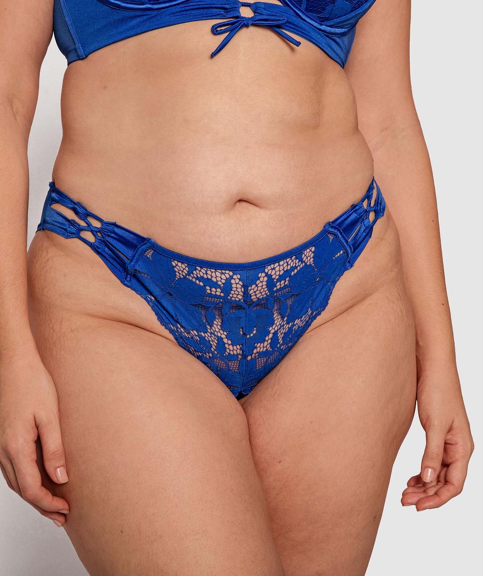 Charmenie Brazilian Knicker - Cobalt Blue