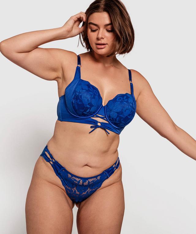 Charmenie Brazilian Knicker - Cobalt Blue