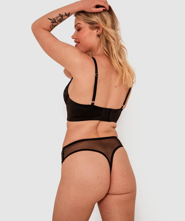 Cher High Waist V String - Black