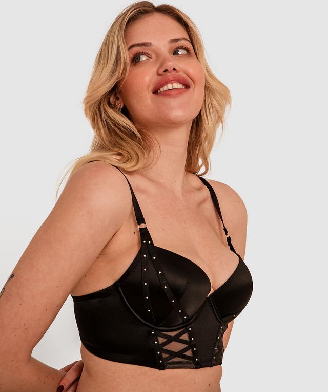 Cher Push Up Bra - Black