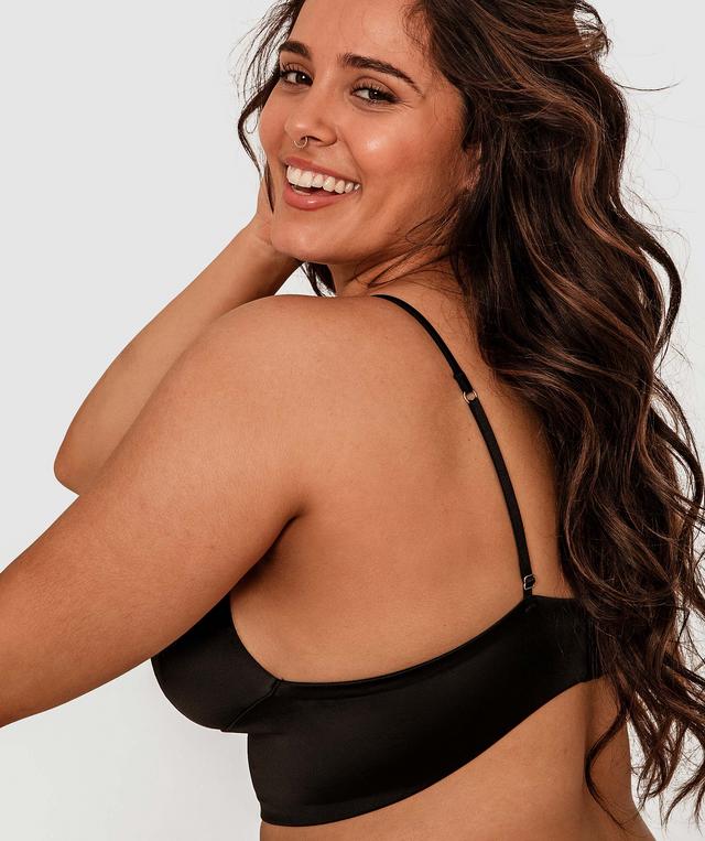 Cher Triangle Bralette - Black