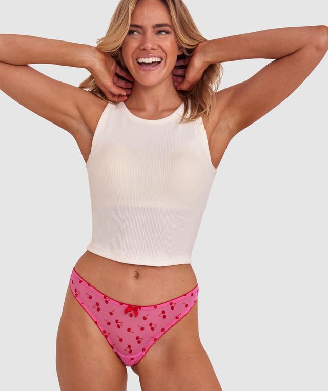 Cherie V String - Print