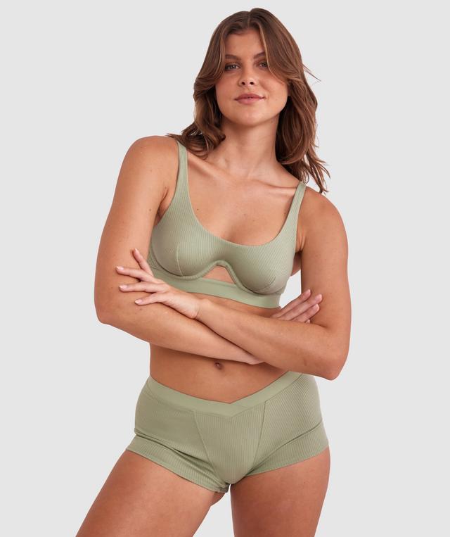 Chill Balconette Bra - Khaki