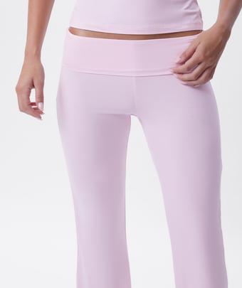 Chill Out Foldover Pant - Light Pink