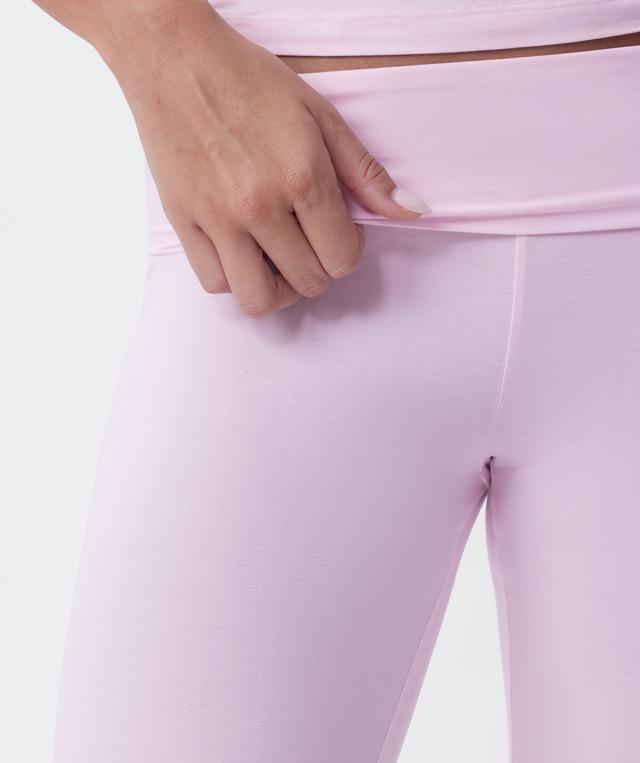 Chill Out Foldover Pant - Light Pink
