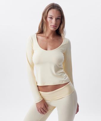 Chill Out Long Sleeve - Light Yellow