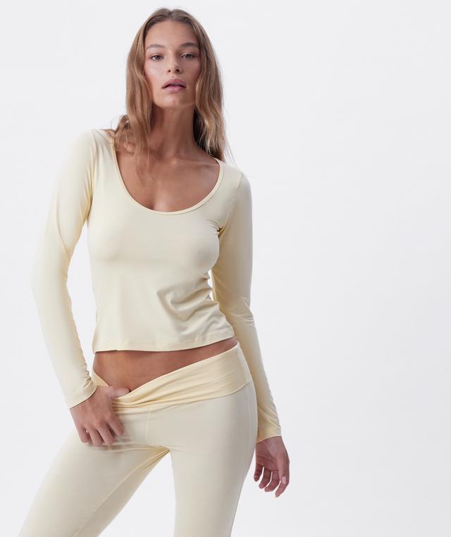 Chill Out Long Sleeve - Light Yellow