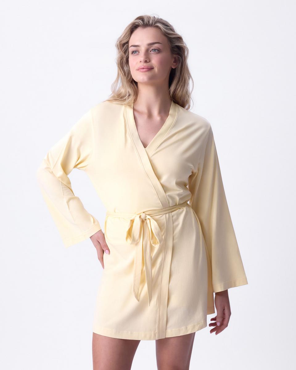 Chill Out Short Wrap - Light Yellow