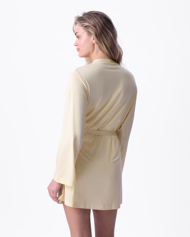 Chill Out Short Wrap - Light Yellow