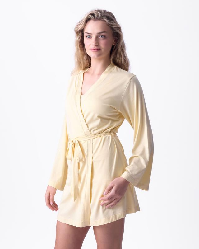 Chill Out Short Wrap - Light Yellow