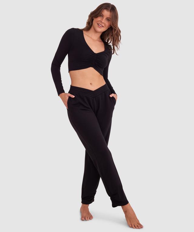 Chill V Front Jogger - Black