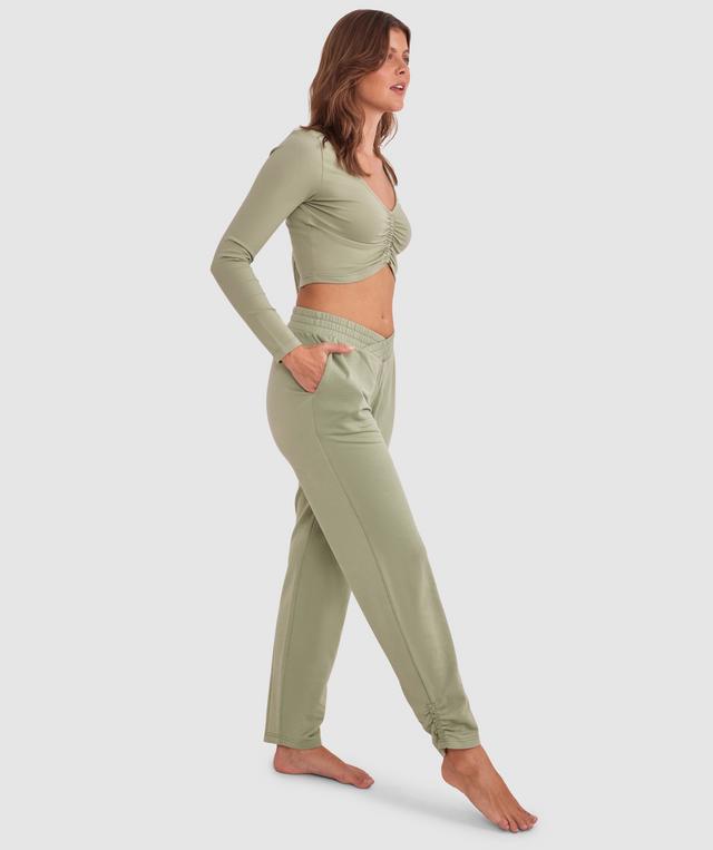 Chill V Front Jogger - Khaki