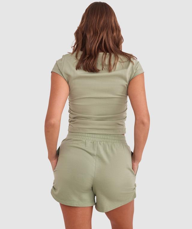 Chill V Front Short - Khaki