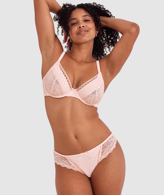 Chrissy Unlined Bra - Blush Pink