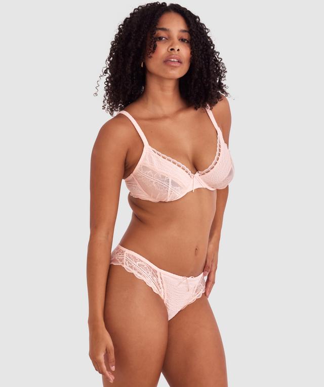 Chrissy Unlined Bra - Blush Pink