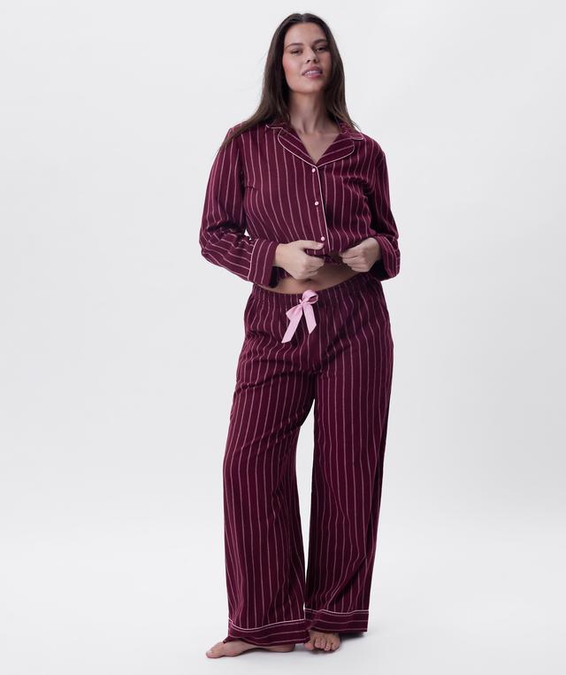 Claire Long Pant - Print Stripe