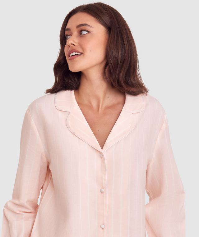Claire Long Sleeve Top - Print Stripe