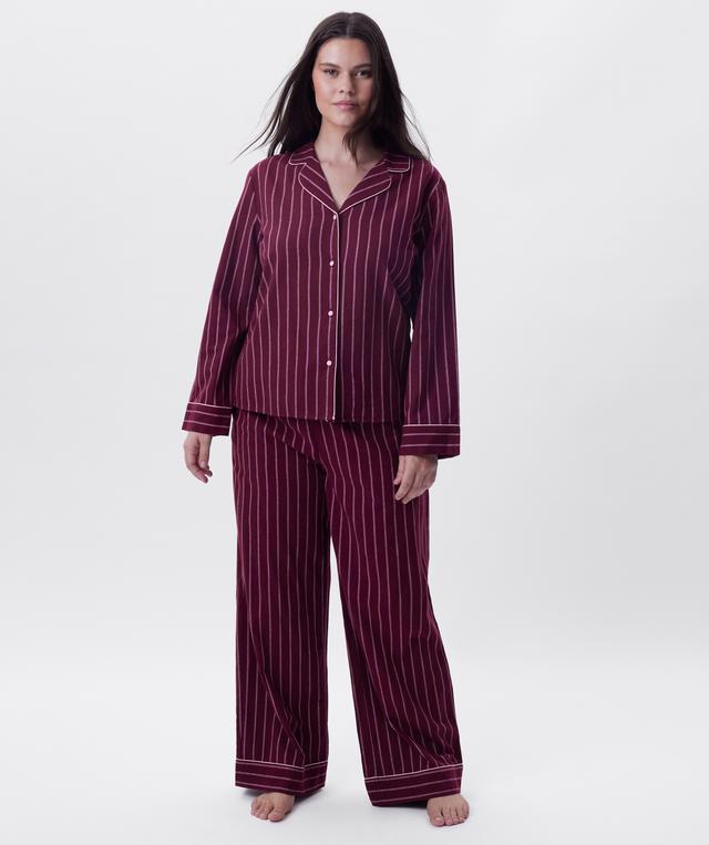 Claire Long Sleeve Top - Print Stripe