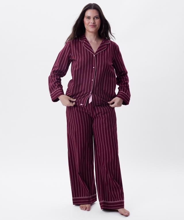 Claire Long Sleeve Top - Print Stripe