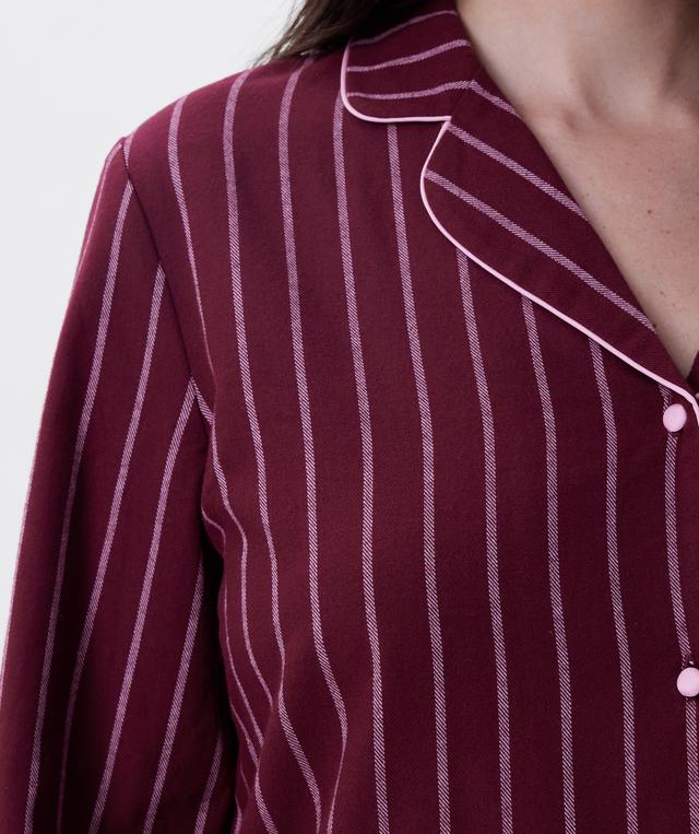 Claire Long Sleeve Top - Print Stripe