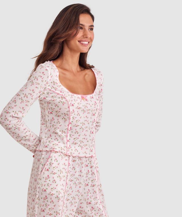 Claudia Long Sleeve - Print Ditsy Floral