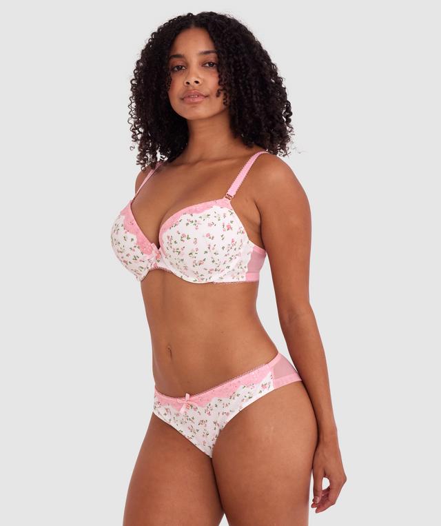 Claudia Push Up Bra - Light Pink