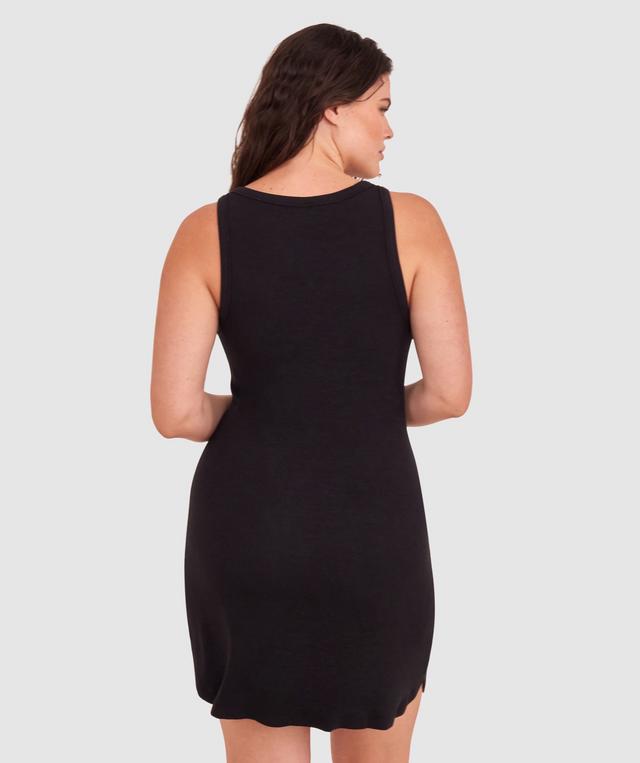 Comfy Rib Slip - Black