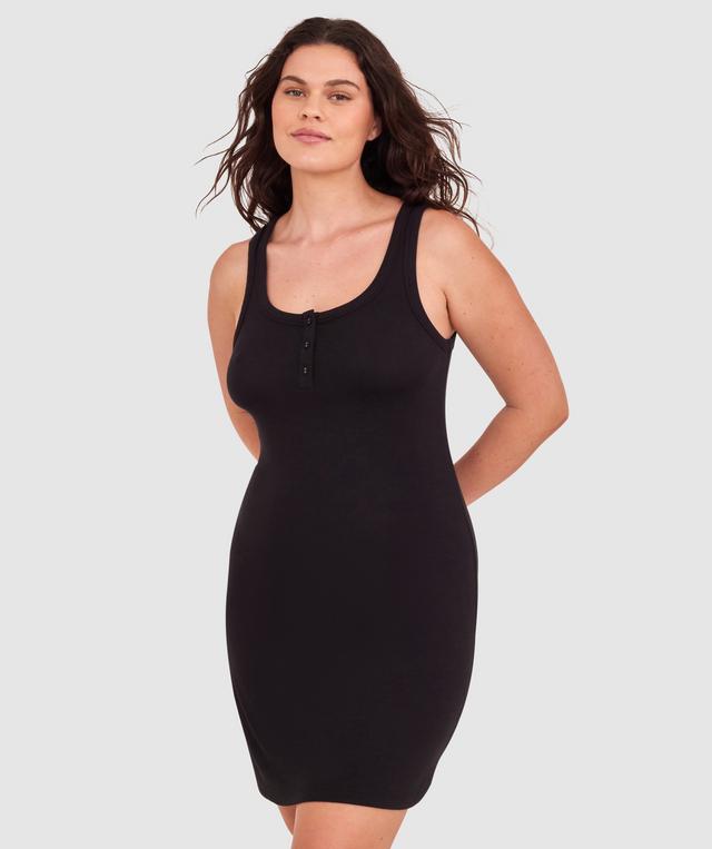 Comfy Rib Slip - Black