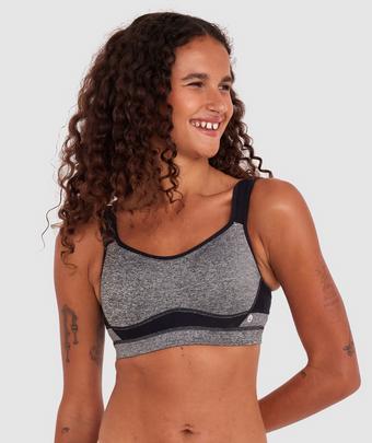 Cool It Contour Underwire Sports Bra - Grey/Black (GREY/BLACK)