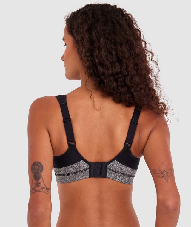 Cool It Contour Underwire Sports Bra - Grey/Black