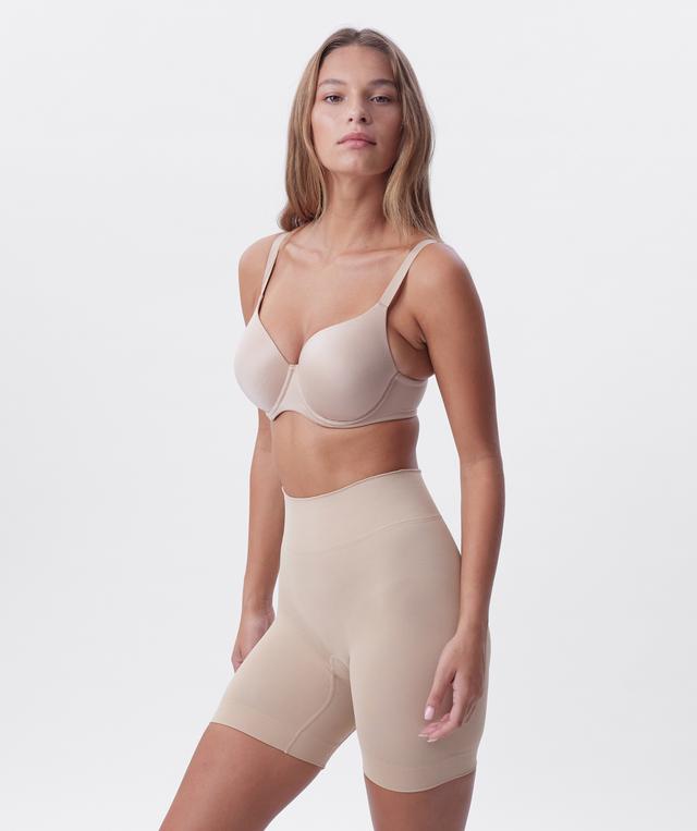 Cooling Seamfree High Waist Thigh Shaper - Nude 2