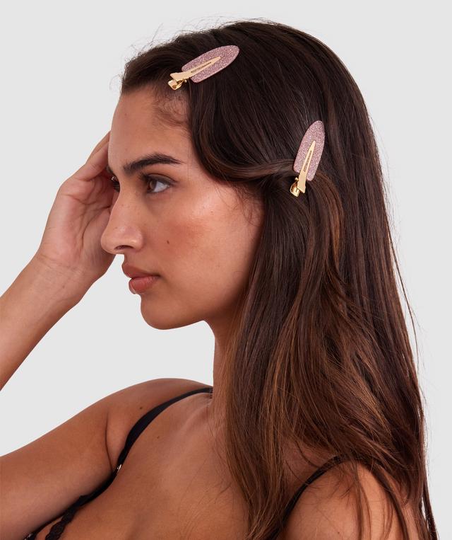 Crimp Free Beauty Clips 2 Pack - Pink
