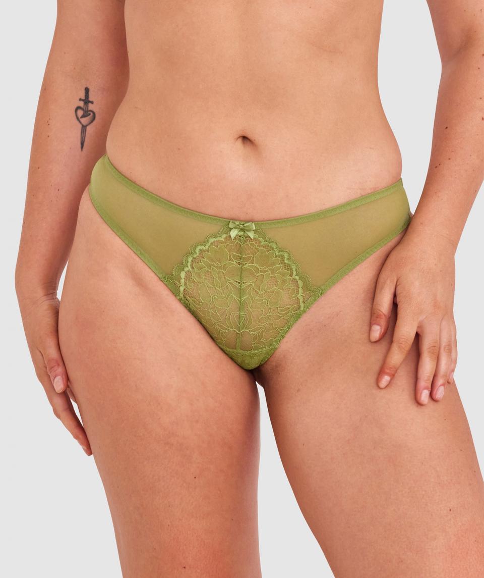Dana Brazilian Knicker - Khaki