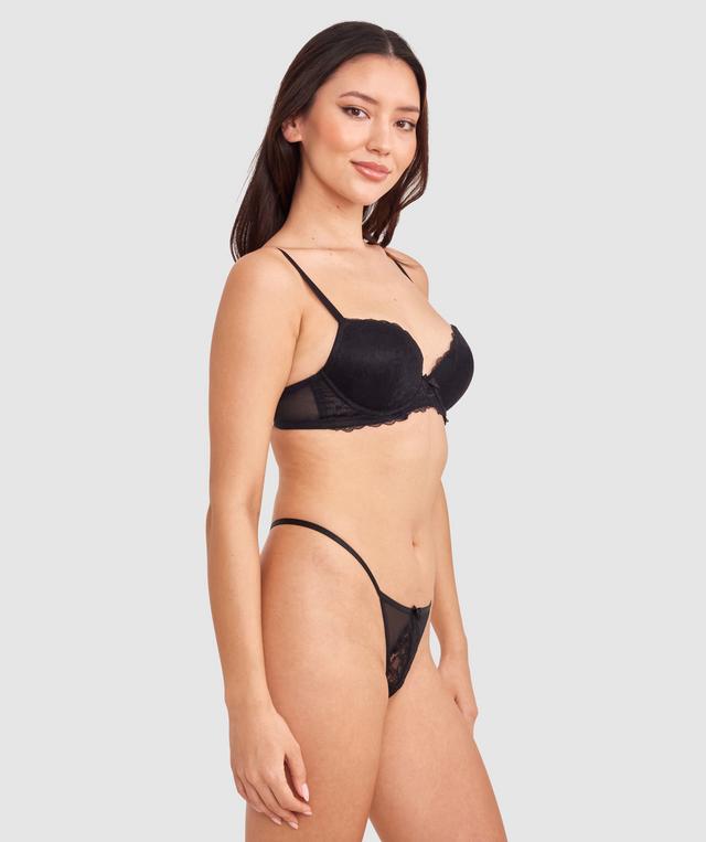 Dana High Leg String - Black