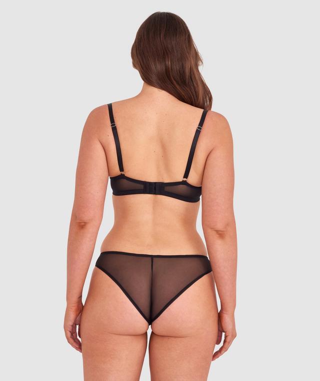 Dana Lightly Lined Plunge Bra - Black