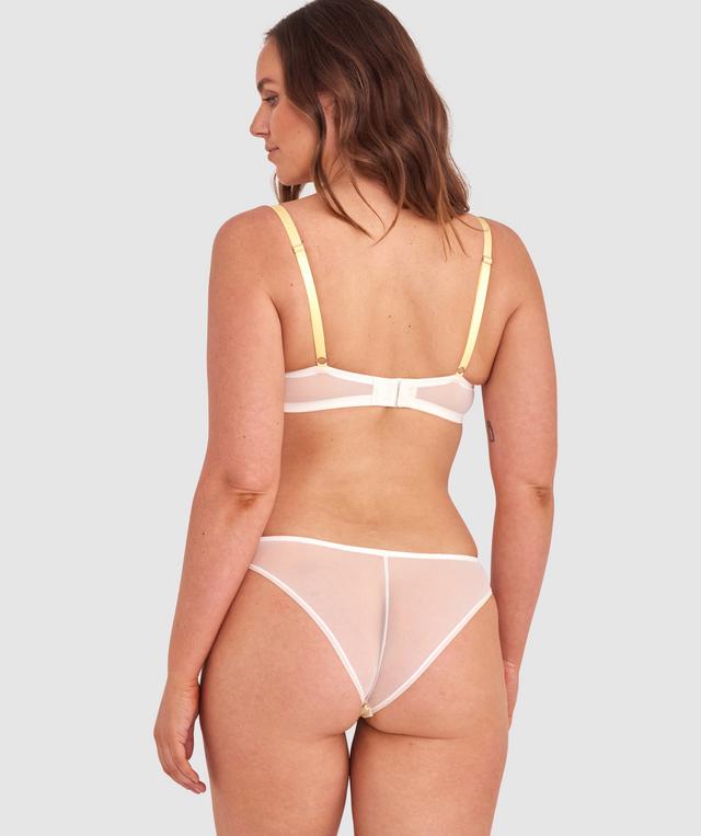 Dana Lightly Lined Plunge Bra - Ivory
