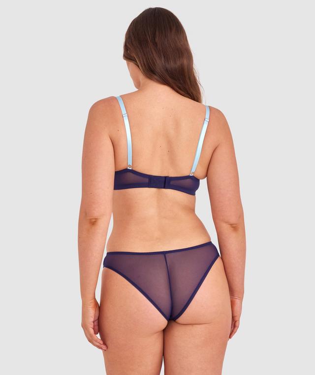 Dana Lightly Lined Plunge Bra - Navy