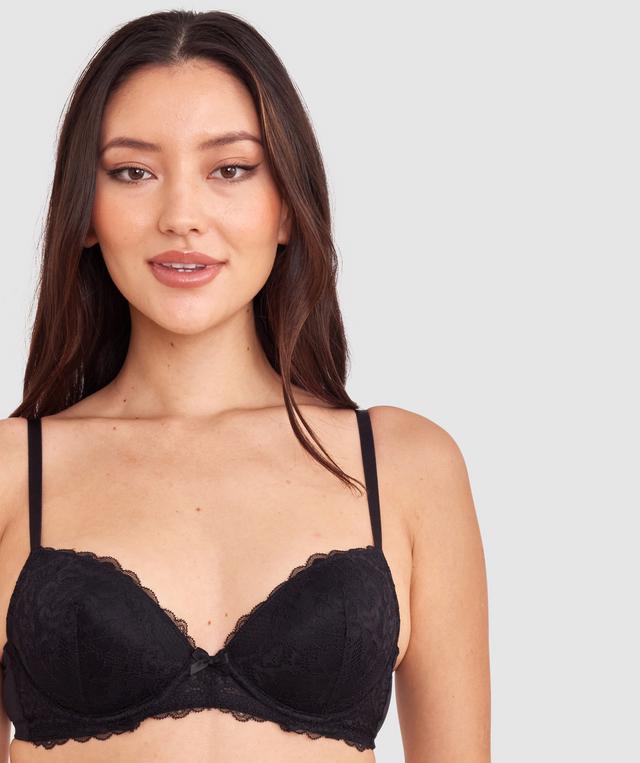 Dana Push Up Bra - Black