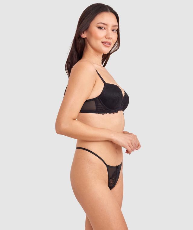 Dana Push Up Bra - Black
